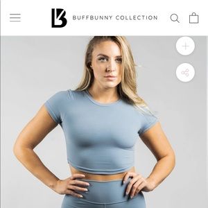 Buffbunny Live crop top XL Bondi Blue